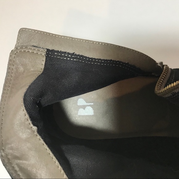 BP Black with Silver Suede Trolley Ankle Booties - Picture 6 of 6